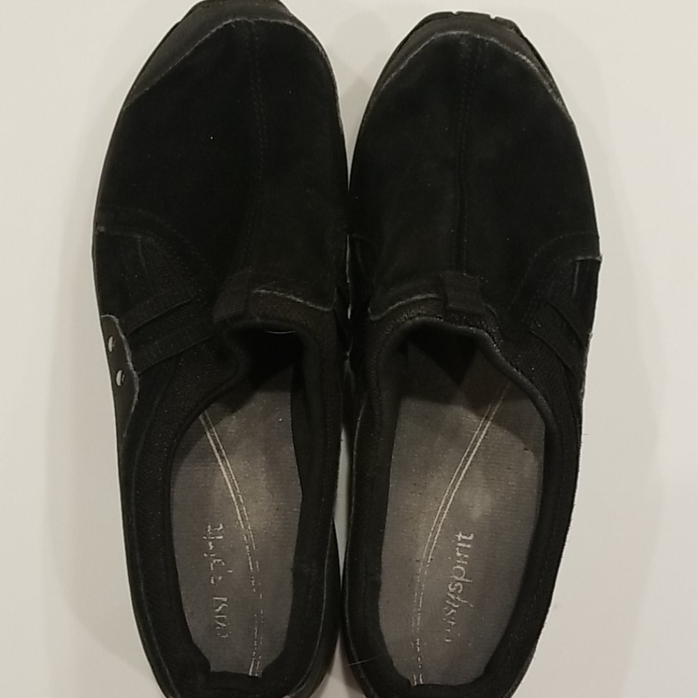 Easy Spirit black suede mule, size 8.5